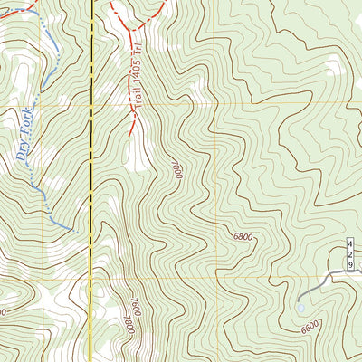 United States Geological Survey Fool Creek Peak, UT (2023, 24000-Scale) digital map