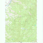 United States Geological Survey Foolhen Mountain, MT (1962, 24000-Scale) digital map
