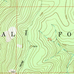 United States Geological Survey Foolhen Mountain, MT (1962, 24000-Scale) digital map