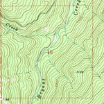 United States Geological Survey Foolhen Mountain, MT (1962, 24000-Scale) digital map