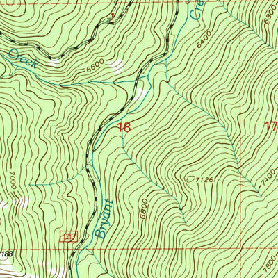 United States Geological Survey Foolhen Mountain, MT (1997, 24000-Scale) digital map