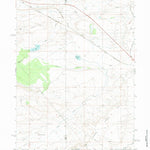 United States Geological Survey Foote Creek Lake, WY (1971, 24000-Scale) digital map