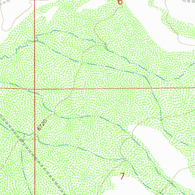 United States Geological Survey Foote Creek Lake, WY (1971, 24000-Scale) digital map