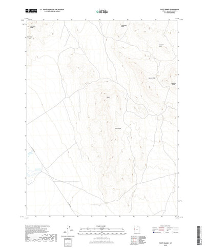 United States Geological Survey Foote Range, UT (2020, 24000-Scale) digital map
