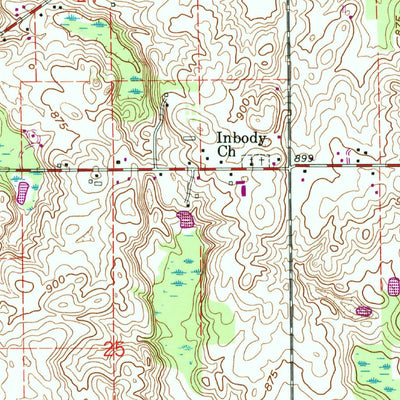 United States Geological Survey Foraker, IN (1960, 24000-Scale) digital map