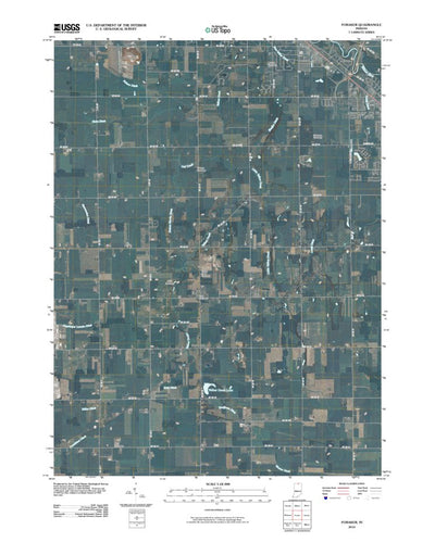 United States Geological Survey Foraker, IN (2010, 24000-Scale) digital map