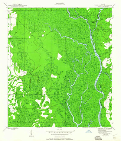 United States Geological Survey Forbes Island, FL (1944, 24000-Scale) digital map