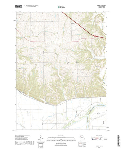 United States Geological Survey Forbes, MO (2021, 24000-Scale) digital map