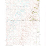 United States Geological Survey Forbes NW, SD-ND (1968, 24000-Scale) digital map