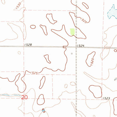 United States Geological Survey Forbes SE, SD (1968, 24000-Scale) digital map