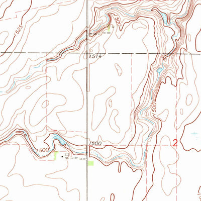United States Geological Survey Forbes SE, SD (1968, 24000-Scale) digital map