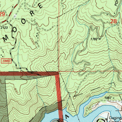 United States Geological Survey Forbestown, CA (1994, 24000-Scale) digital map