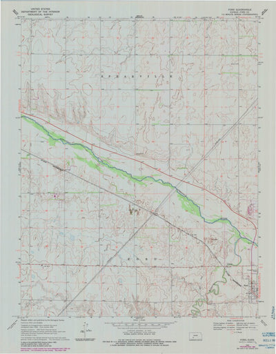United States Geological Survey Ford, KS (1969, 24000-Scale) digital map