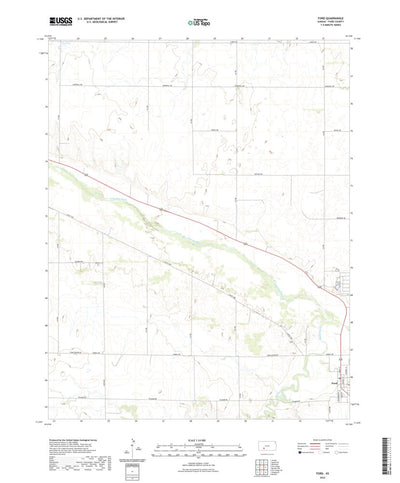 United States Geological Survey Ford, KS (2022, 24000-Scale) digital map