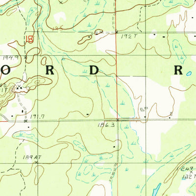 United States Geological Survey Ford River, MI (1985, 24000-Scale) digital map