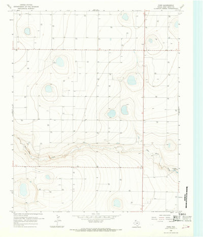 United States Geological Survey Ford, TX (1966, 24000-Scale) digital map