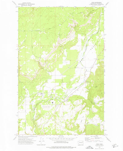 United States Geological Survey Ford, WA (1973, 24000-Scale) digital map
