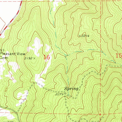 United States Geological Survey Ford, WA (1973, 24000-Scale) digital map
