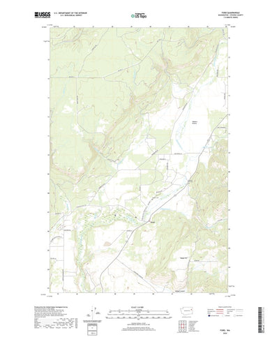 United States Geological Survey Ford, WA (2020, 24000-Scale) digital map
