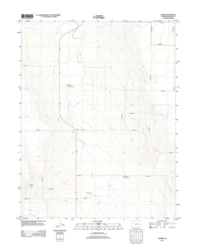 United States Geological Survey Forder, CO (2013, 24000-Scale) digital map