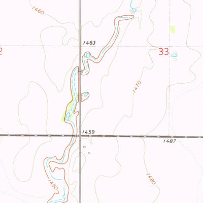 United States Geological Survey Fordham Dam, SD (1973, 24000-Scale) digital map