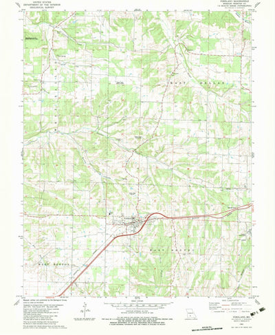 United States Geological Survey Fordland, MO (1982, 24000-Scale) digital map