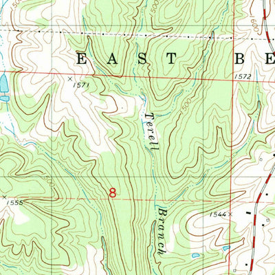 United States Geological Survey Fordland, MO (1982, 24000-Scale) digital map