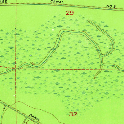 United States Geological Survey Fordoche, LA (1954, 24000-Scale) digital map