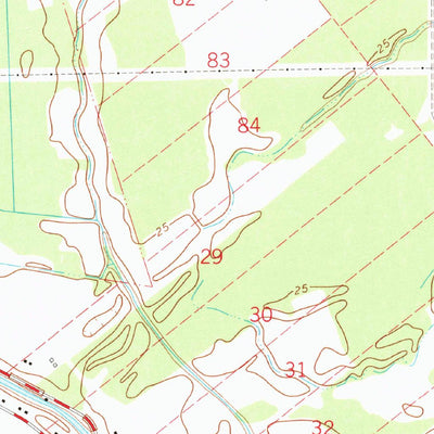 United States Geological Survey Fordoche, LA (1969, 24000-Scale) digital map