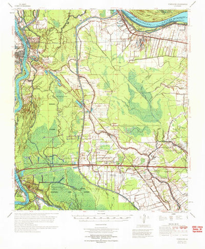 United States Geological Survey Fordoche, LA (1970, 62500-Scale) digital map