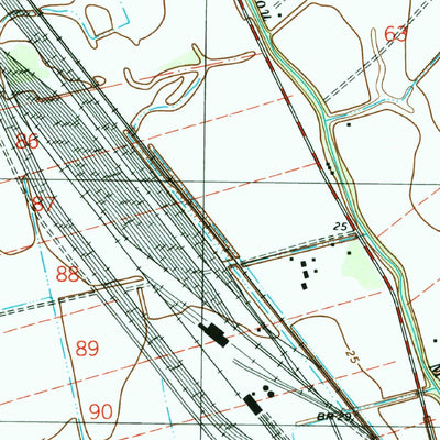 United States Geological Survey Fordoche, LA (1998, 24000-Scale) digital map