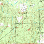 United States Geological Survey Fords Creek, MS-LA (1986, 24000-Scale) digital map