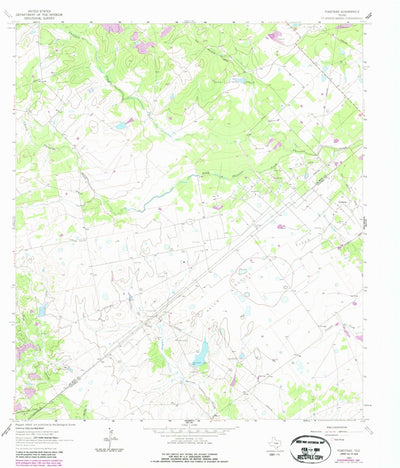 United States Geological Survey Fordtran, TX (1963, 24000-Scale) digital map