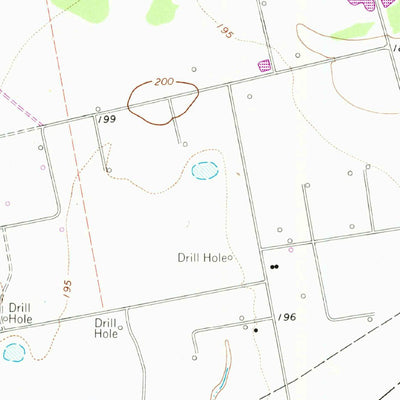 United States Geological Survey Fordtran, TX (1963, 24000-Scale) digital map