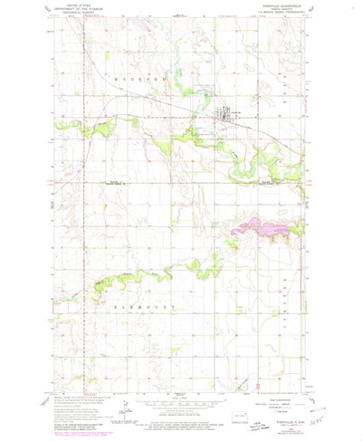 United States Geological Survey Fordville, ND (1963, 24000-Scale) digital map