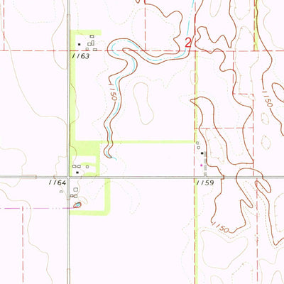 United States Geological Survey Fordville, ND (1963, 24000-Scale) digital map