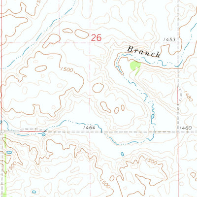 United States Geological Survey Fordville SW, ND (1971, 24000-Scale) digital map