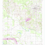 United States Geological Survey Foreman, AR-OK-TX (1951, 24000-Scale) digital map