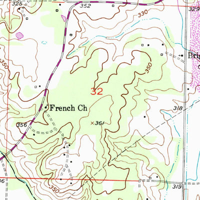 United States Geological Survey Foreman, AR-OK-TX (1951, 24000-Scale) digital map