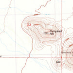 United States Geological Survey Forepaugh Peak, AZ (1990, 24000-Scale) digital map