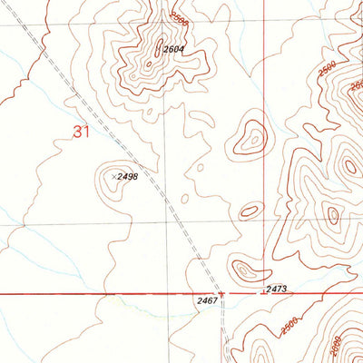 United States Geological Survey Forepaugh Peak, AZ (1990, 24000-Scale) digital map