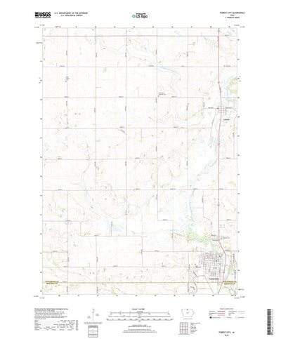 United States Geological Survey Forest City, IA (2018, 24000-Scale) digital map