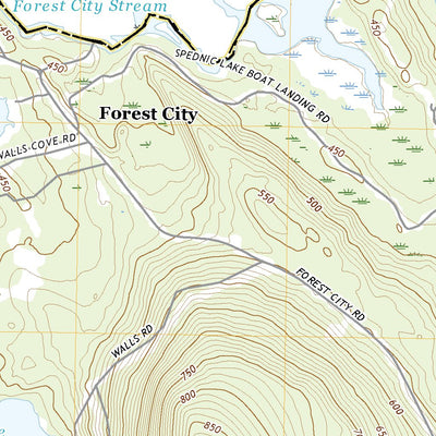 United States Geological Survey Forest City, ME (2021, 24000-Scale) digital map