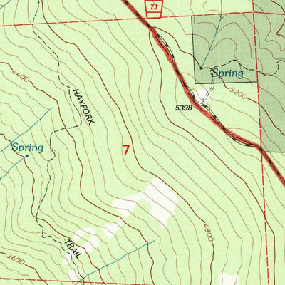 United States Geological Survey Forest Glen, CA (1997, 24000-Scale) digital map
