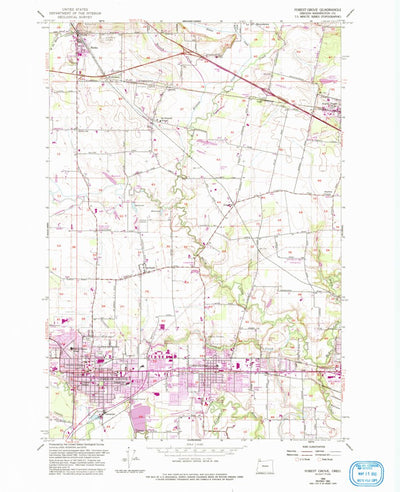 United States Geological Survey Forest Grove, OR (1956, 24000-Scale) digital map