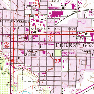United States Geological Survey Forest Grove, OR (1956, 24000-Scale) digital map