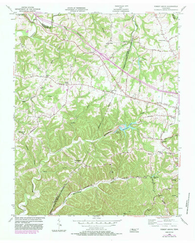 United States Geological Survey Forest Grove, TN (1955, 24000-Scale) digital map