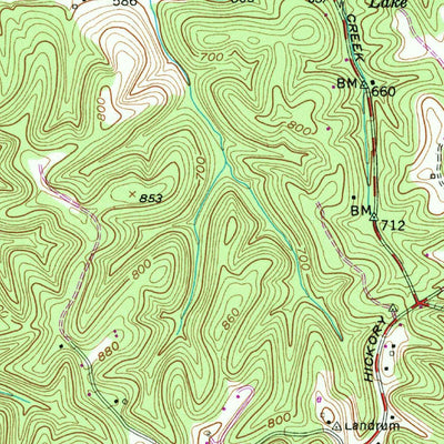 United States Geological Survey Forest Grove, TN (1955, 24000-Scale) digital map