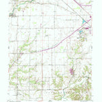 United States Geological Survey Forest Hill, IN (1958, 24000-Scale) digital map