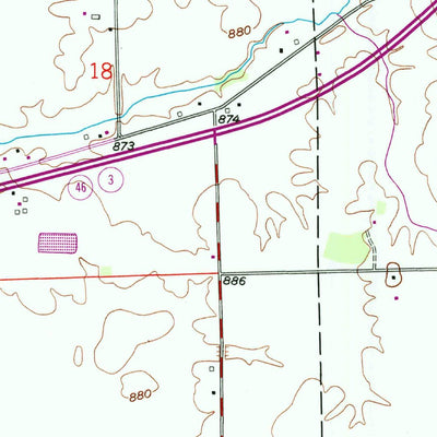 United States Geological Survey Forest Hill, IN (1958, 24000-Scale) digital map